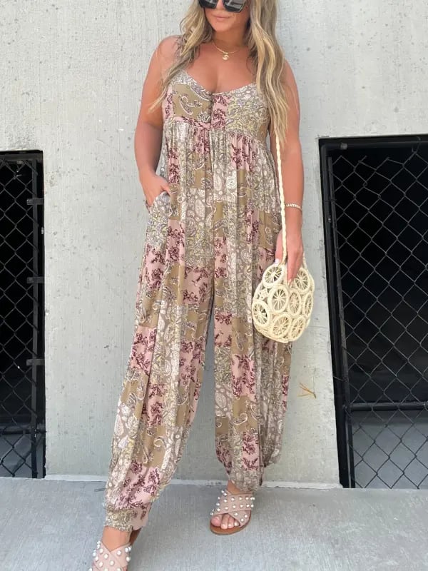 DANICA™ - Boho Balloon Pant Jumpsuit