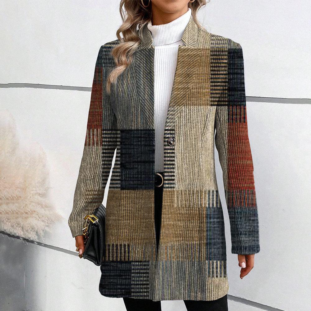 DARA™ - Patchwork Elegance Blazer