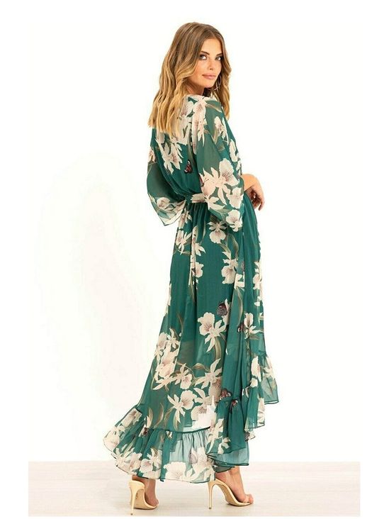 YASMINE™ - Elegant Kimono Midi Dress