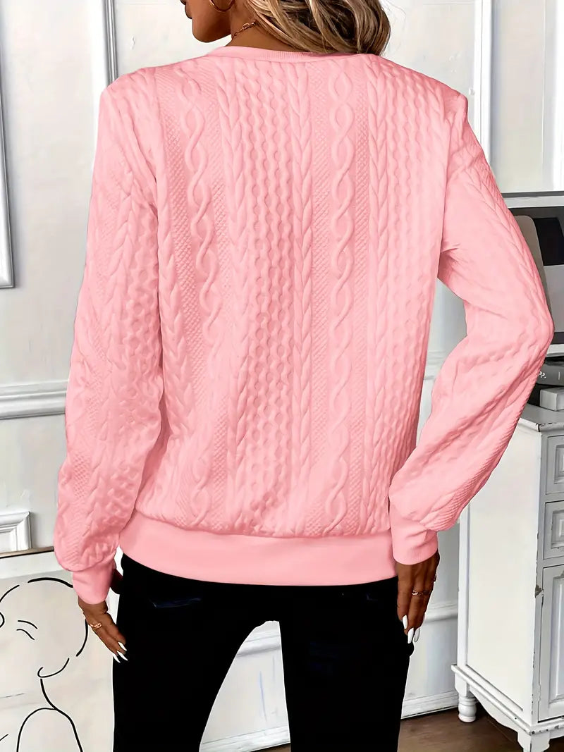 EMMA™ |  Elegant Quarter-Zip Sweater