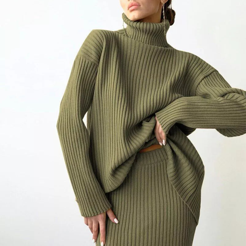 INAYA™ - Cosy Turtleneck Knit Set